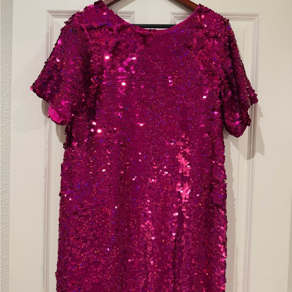 Sparkling Pink Sequin Dress
